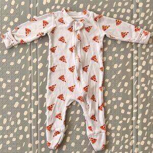 Pizza Print Kids One Piece